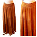 NWT Anthropologie Copper Gold Satin Broomstick Skirt - Large