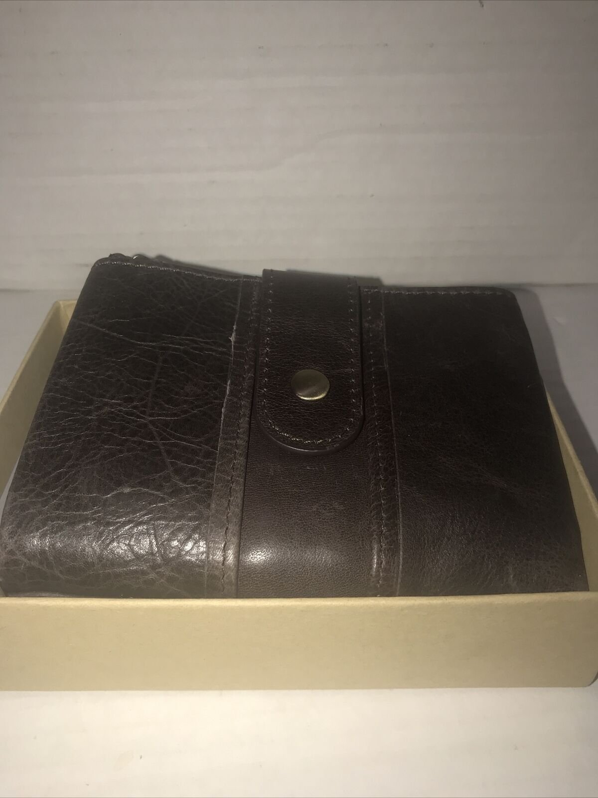 Real Leather RFID Blocking Bifold Wallets For Men Double Zipper Coin Pocket New