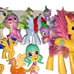 Lot 72 my little pony mini, Translucent shimmer, Pegasus Unicorns Lemon G 3/4