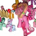 Lot 72 my little pony mini, Translucent shimmer, Pegasus Unicorns Lemon G 3/4