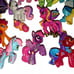 Lot 72 my little pony mini, Translucent shimmer, Pegasus Unicorns Lemon G 3/4