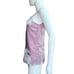 FORTE FORTE Crushed Velvet Top Size S Glitter Dots Lavender Pink Camisole V-Neck