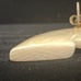 Vintage Carved Bovine Bone Earrings