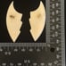 Vintage Carved Bovine Bone Earrings