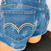 Levi's Shorty Jean Shorts Allover Stars