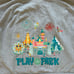 Disney Park Grey Hoodie Disneyland Resort Full zip Long Sleeve Embroidered XL