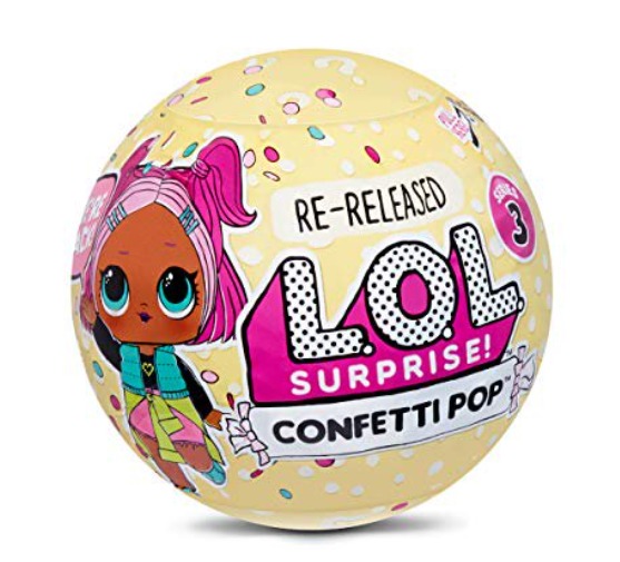 LOL Surprise 3-Pack Confetti- Showbaby, Great Gift for Kids Ages 4 5 6+