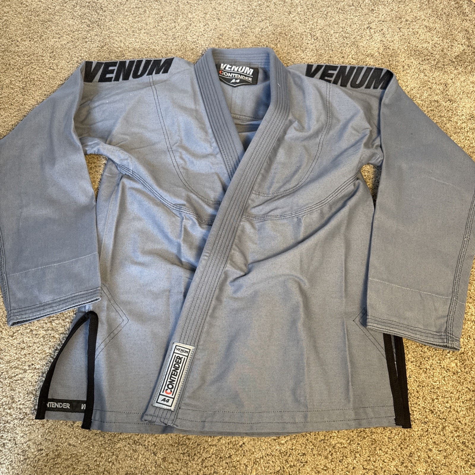 Venum Contender A4 Elite Brazilian Design JIU-JITSU Gi Kimono Blue Adult Mens XL