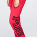 PINK lounge skinny joggers neon candy coral classic logo RARE
