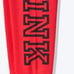 PINK lounge skinny joggers neon candy coral classic logo RARE