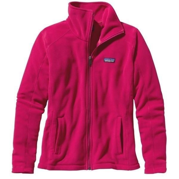 Patagonia BASIN TRAIL BRIGHT PINK ZIP Fleece Jacket Coat womens S