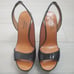 Lanvin half d'Orsay slingback sandal.