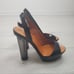 Lanvin half d'Orsay slingback sandal.