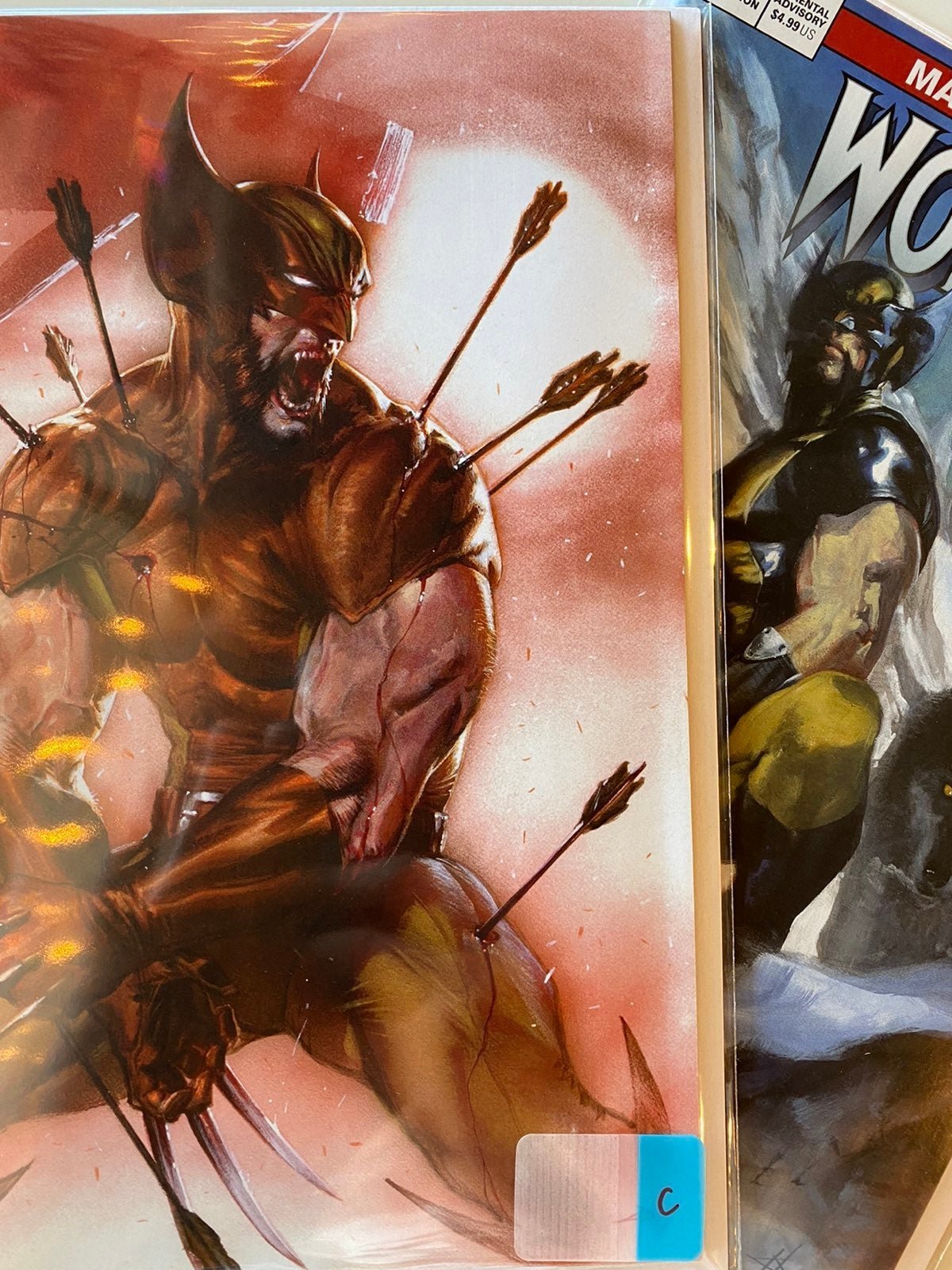 Lot of (2) Return of Wolverine #1 Variant & #2 Virgin Variant Dell'Otto