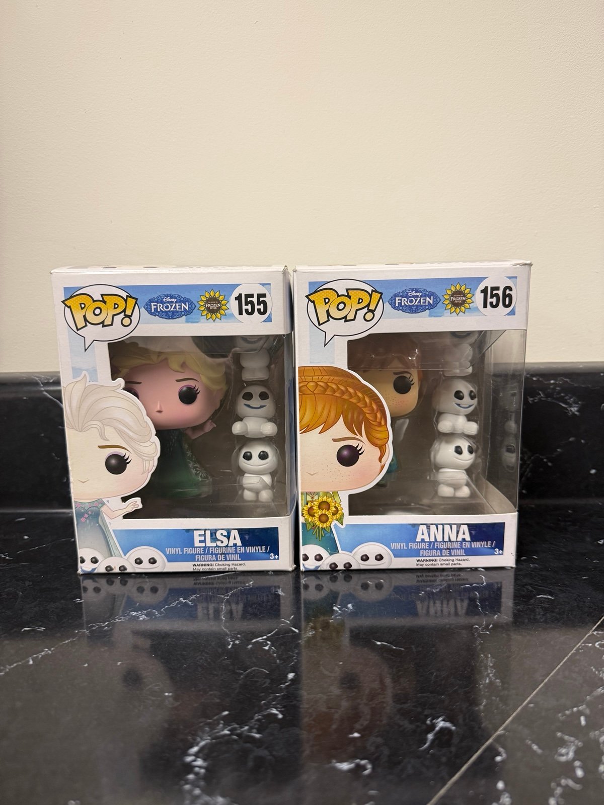 Funko Pop Frozen (Fever) Elsa and Anna Bundle