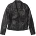 Blanknyc Women's Size L Black Onyx Vegan Leather Cropped Moto Jacket