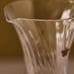 Anthropologie Natalie Lete Carafe Handcrafted Glass Pitcher Floral Woodlands NEW