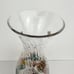 Anthropologie Natalie Lete Carafe Handcrafted Glass Pitcher Floral Woodlands NEW
