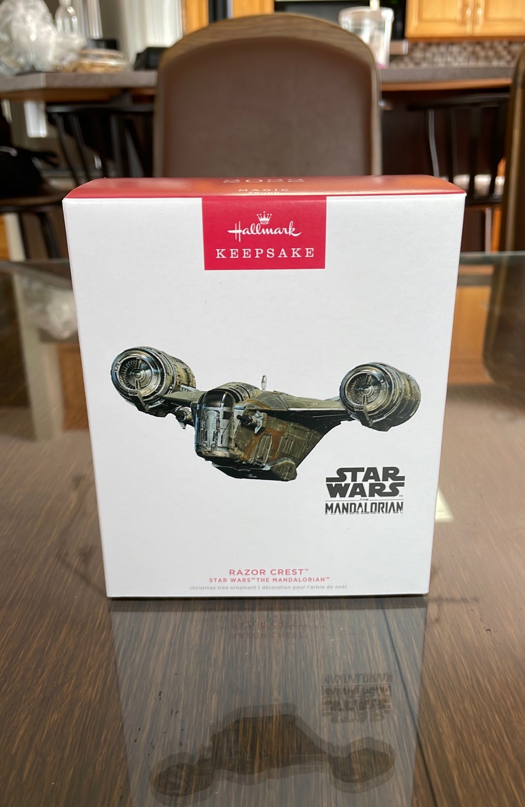 2022 Hallmark Keepsake Ornament Star Wars The Mandalorian Razor Crest Ornament