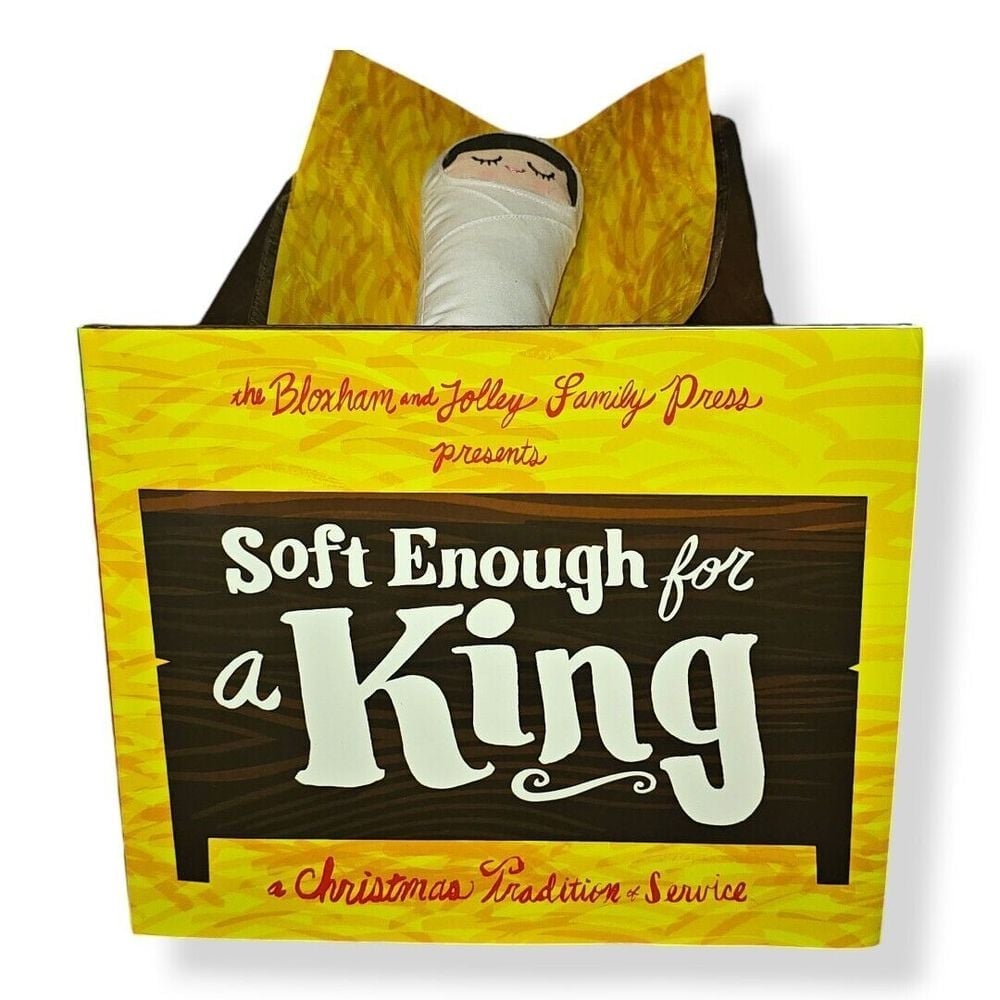 DEMDACO Soft Enough for a King Christmas Service Tradition Kit, Family Keepsake