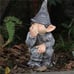 Pooping Garden Gnome Statue,Naughty Funny Outdoor Statue Resin Elf Garden