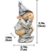 Pooping Garden Gnome Statue,Naughty Funny Outdoor Statue Resin Elf Garden