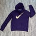 Nike Women’s Size Medium Athletic Hoodie Purple Pullover Cowl Neck Sweatshirt