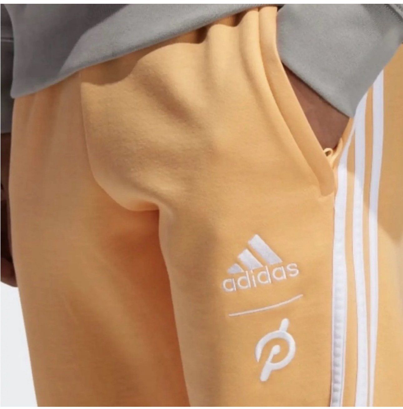 Adidas Adult Unisex Go Retro Peloton Jogger Size Large Orange