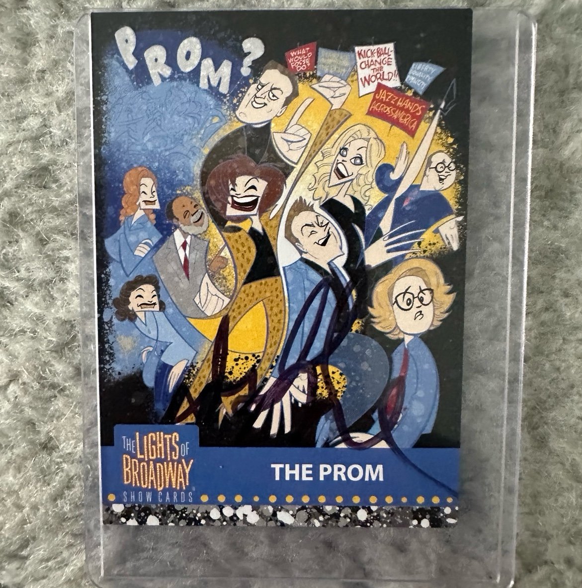 The Prom Signed Lights of Broadway Trading Card