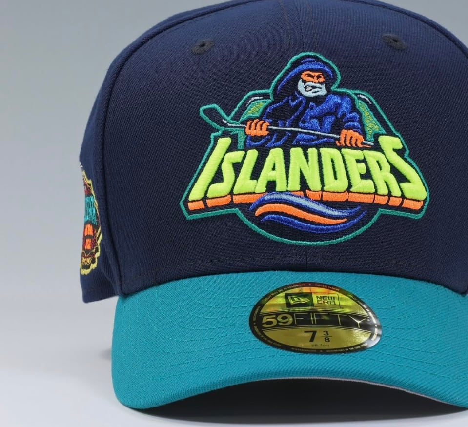 Myfitteds New York islanders 2022 Las Vegas patch size 7 3/8 new era fitted bran