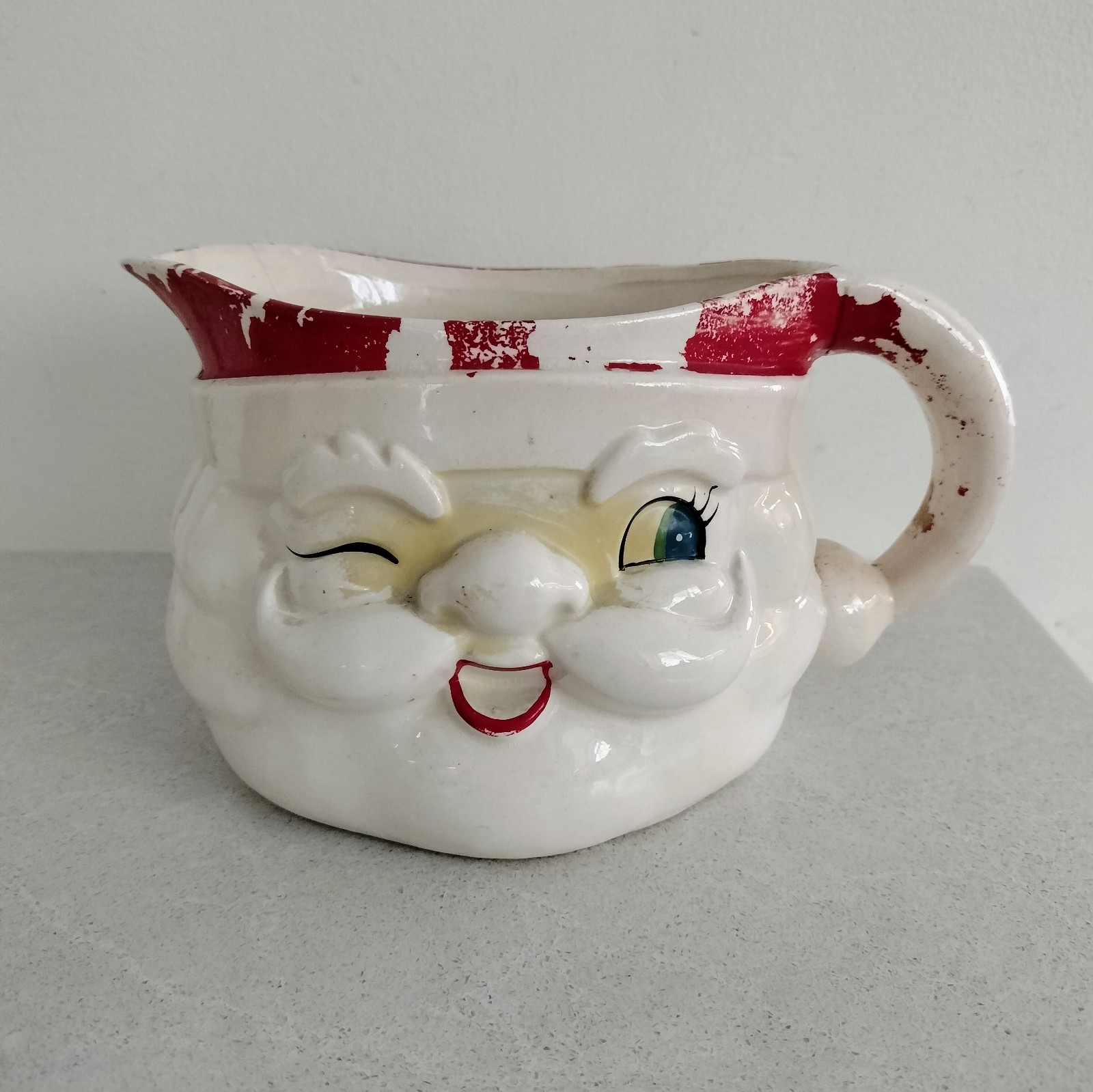 Holt Howard Santa Pitcher Vintage Christmas