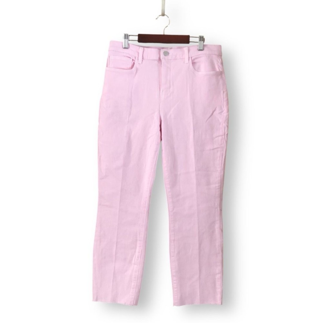L'agence Sada High Rise Cropped Slim Jeans Soft Pink NWOT Size 30