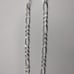 Handmade Sterling Silver 925 Figaro Link Chain 26 inch 12.72g Taxco Mexico