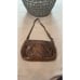 Brahmin Brown Leather Croc Small Shoulder Purse