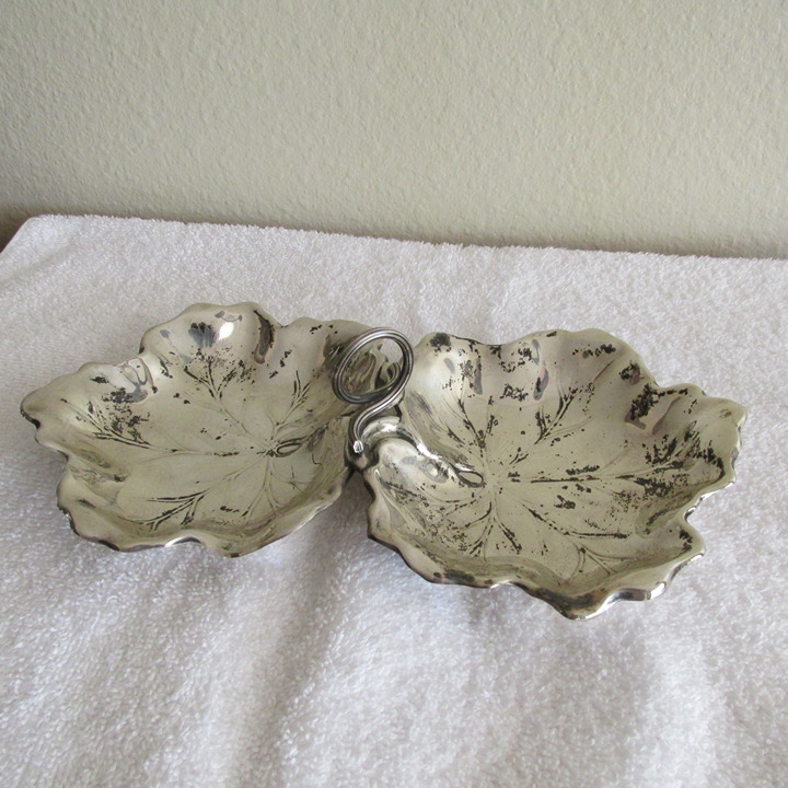 Vintage Sterling Silver Leaf Shaped Dish/Tray by Reed & Barton X102A