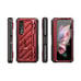 Galaxy Z Fold4 Unicorn Beetle PRO Rugged Case with S-Pen Holder-Metallic Red