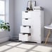 4 Drawer Dresser Chest Clothes Storage Modern Bathroom Cabinet Wood White