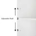 4 Drawer Dresser Chest Clothes Storage Modern Bathroom Cabinet Wood White