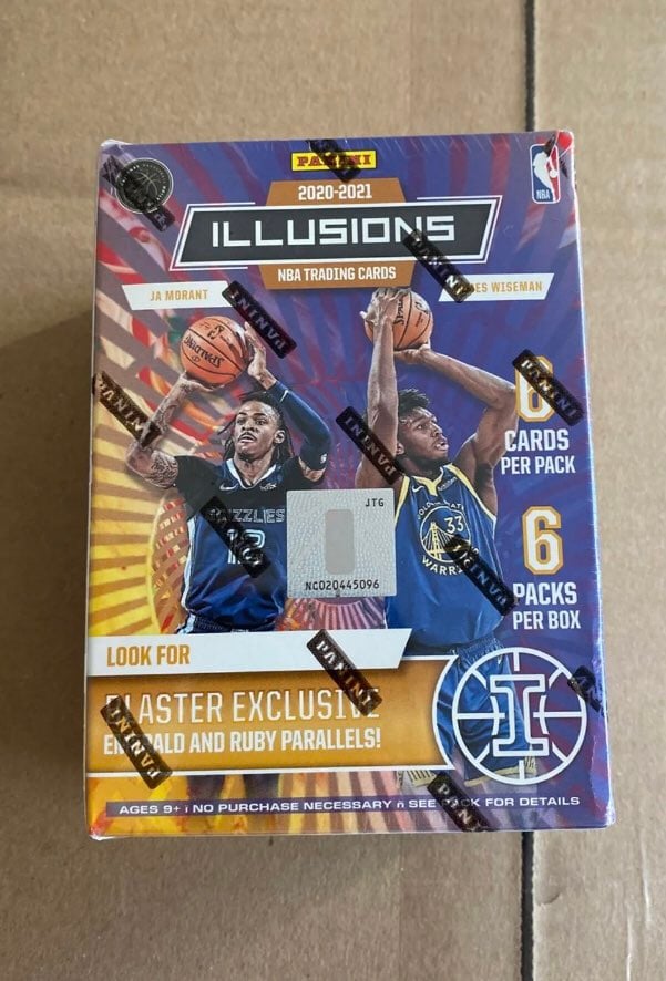 2020-21 Panini illusions Blaster Box 6 packs Per Box