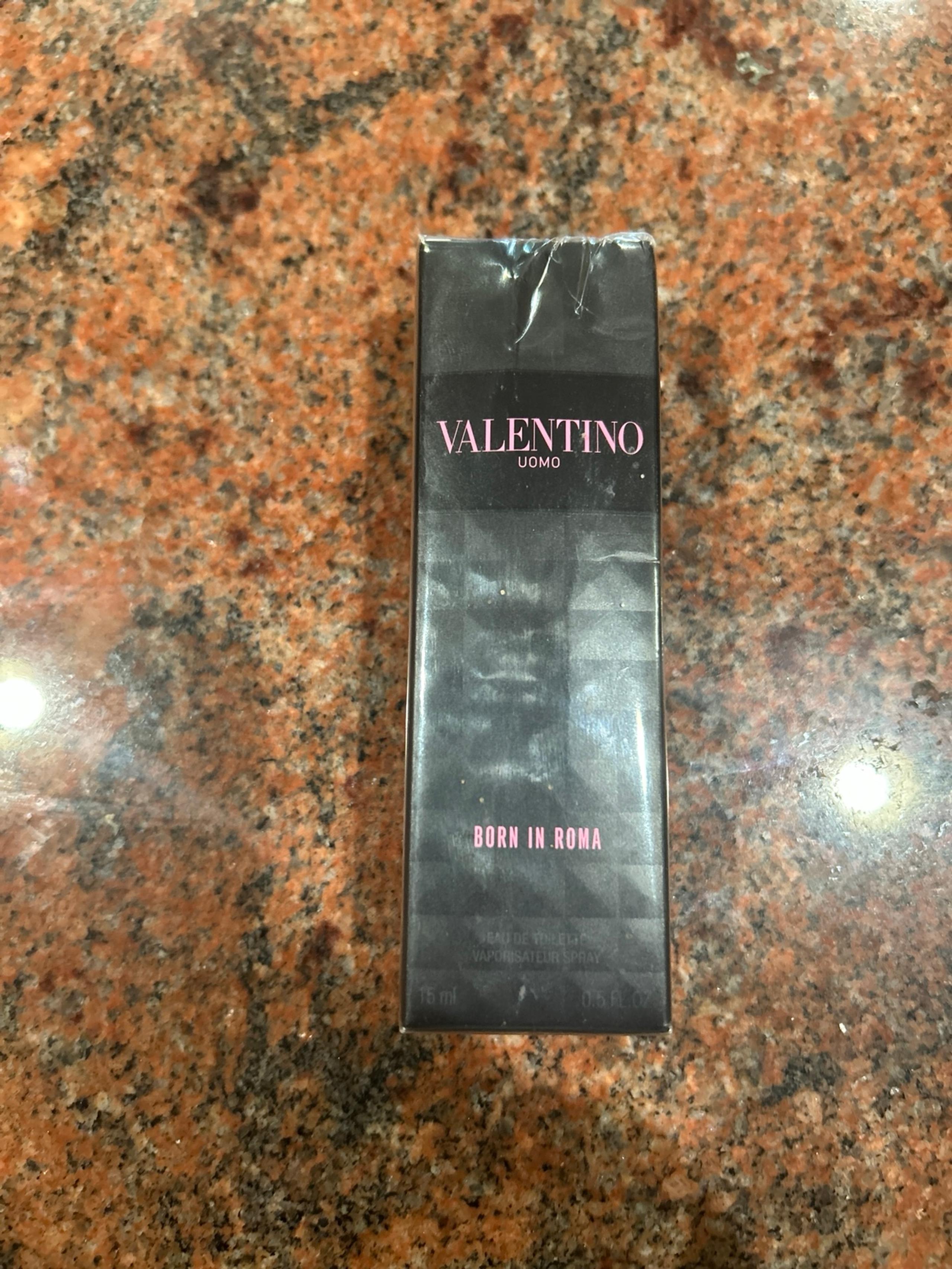 Valentino uomo born in Rome eau de toilette .5oz NEW sealed travel size