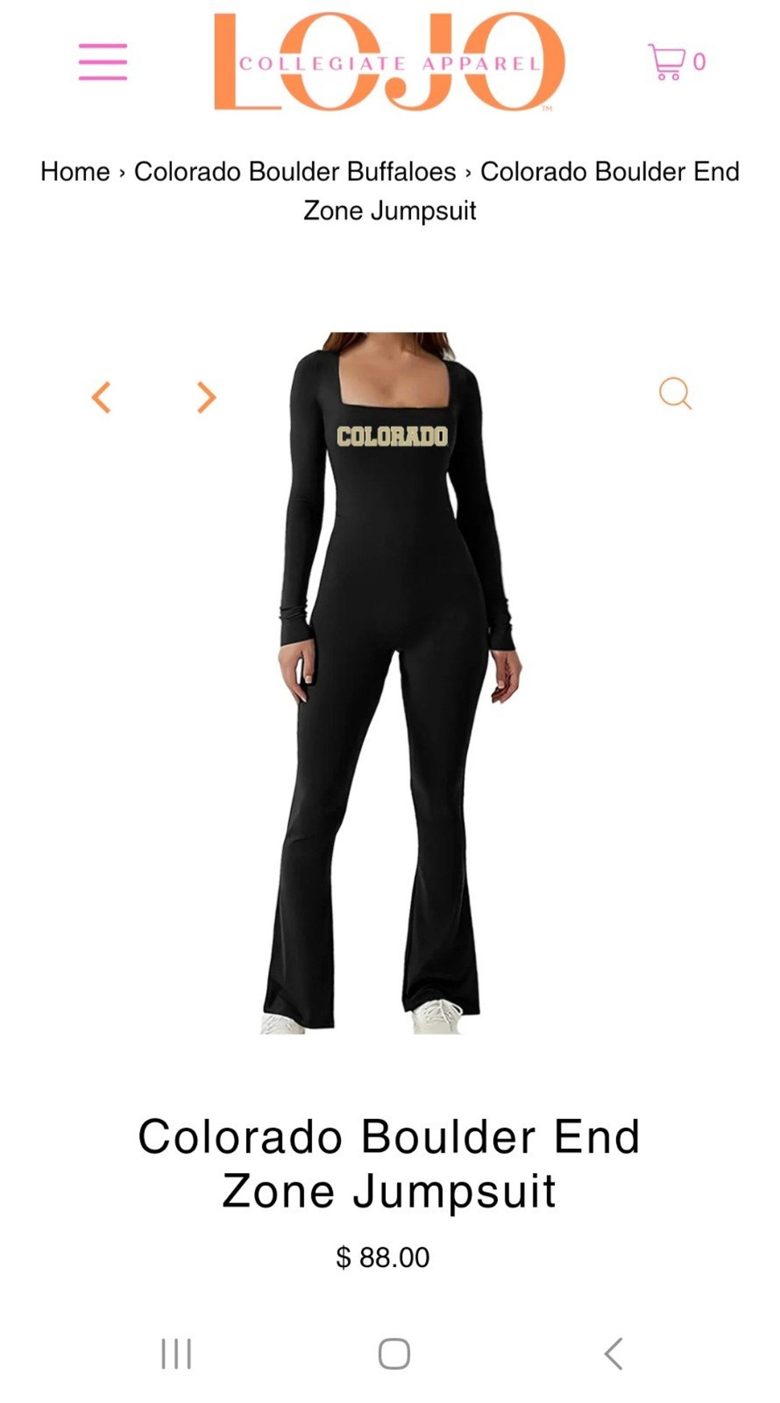 Colorado Buffaloes Jumpsuit