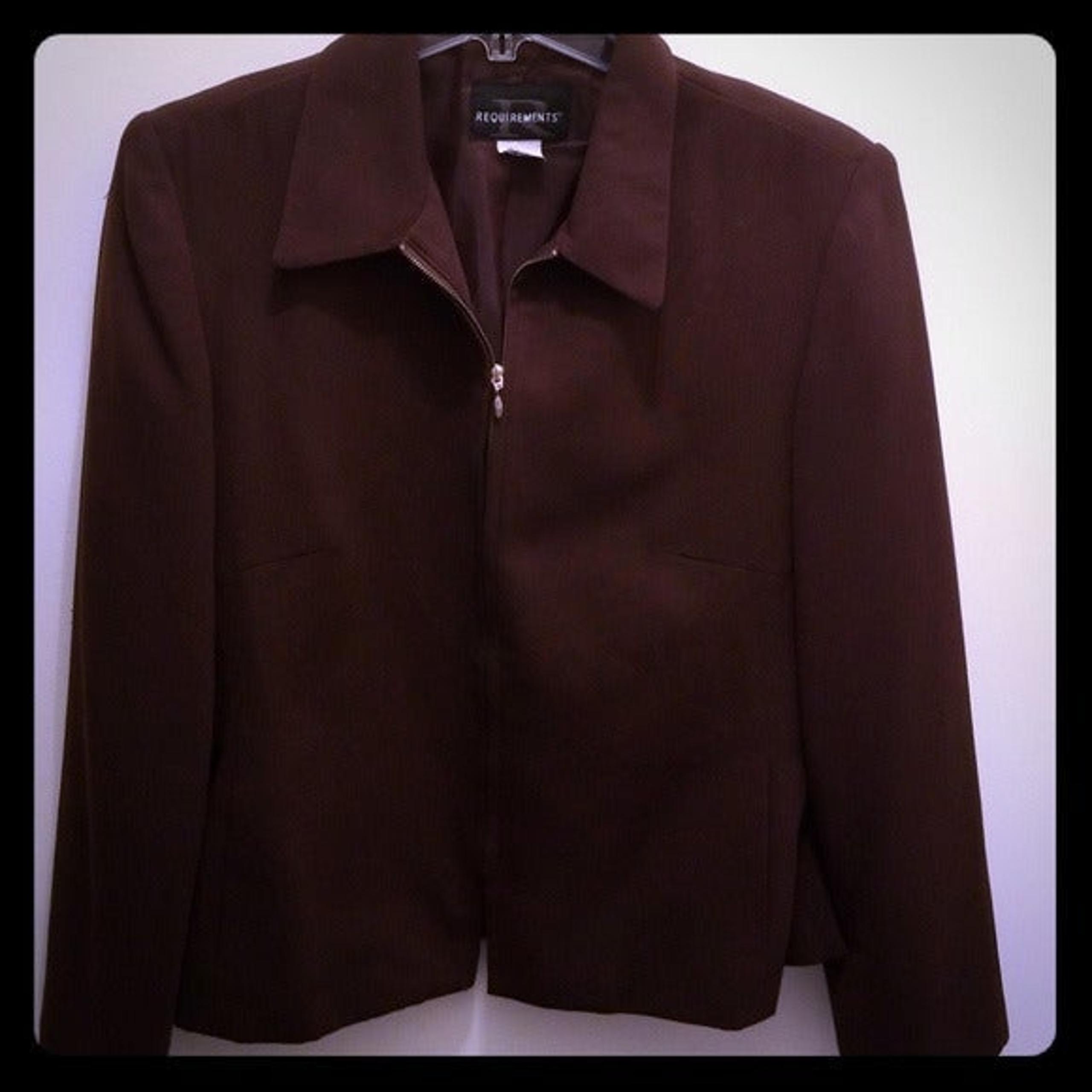 Brown Lined Jacket/Blazer - Requirements