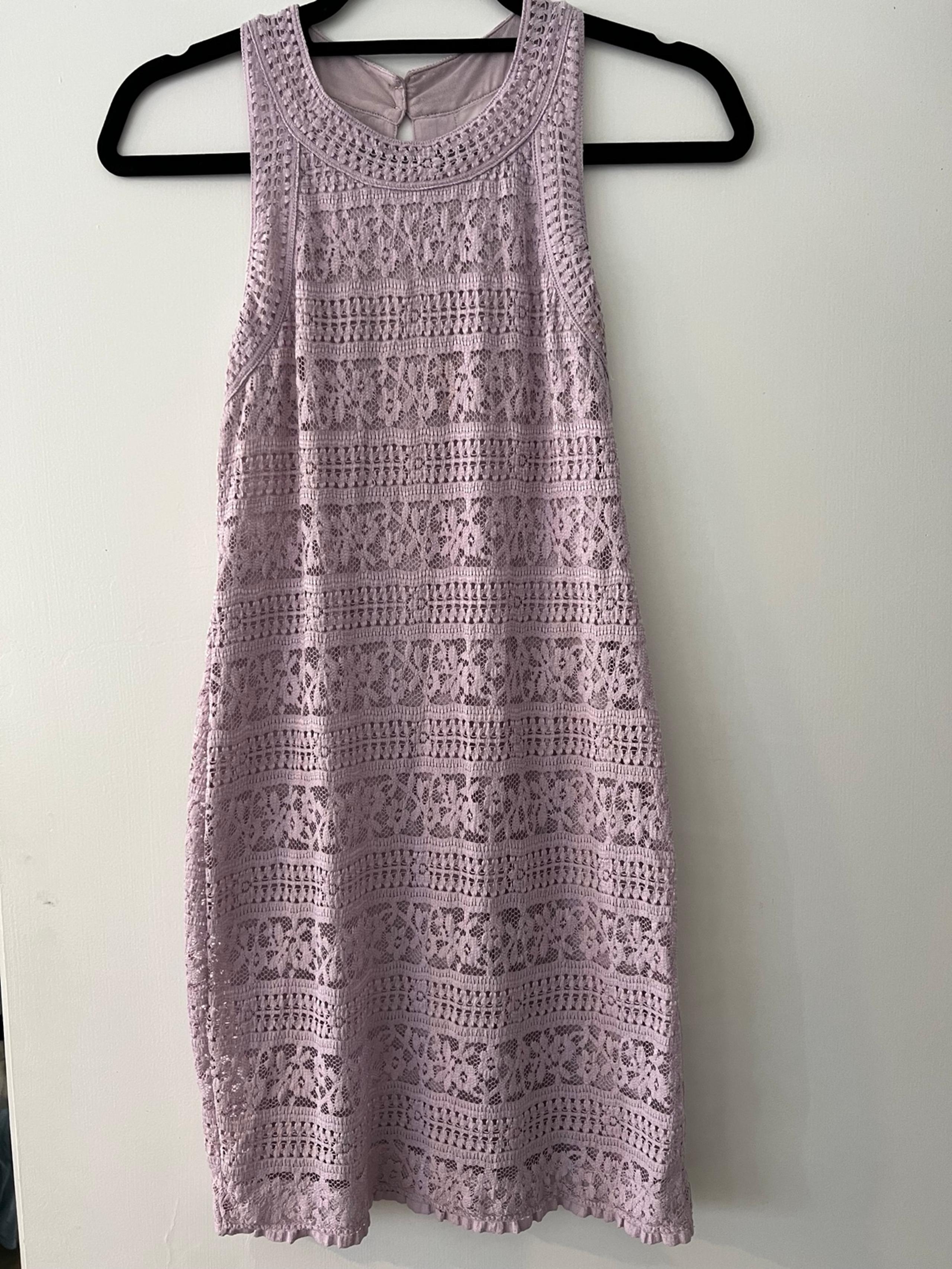 Lilac lace dress