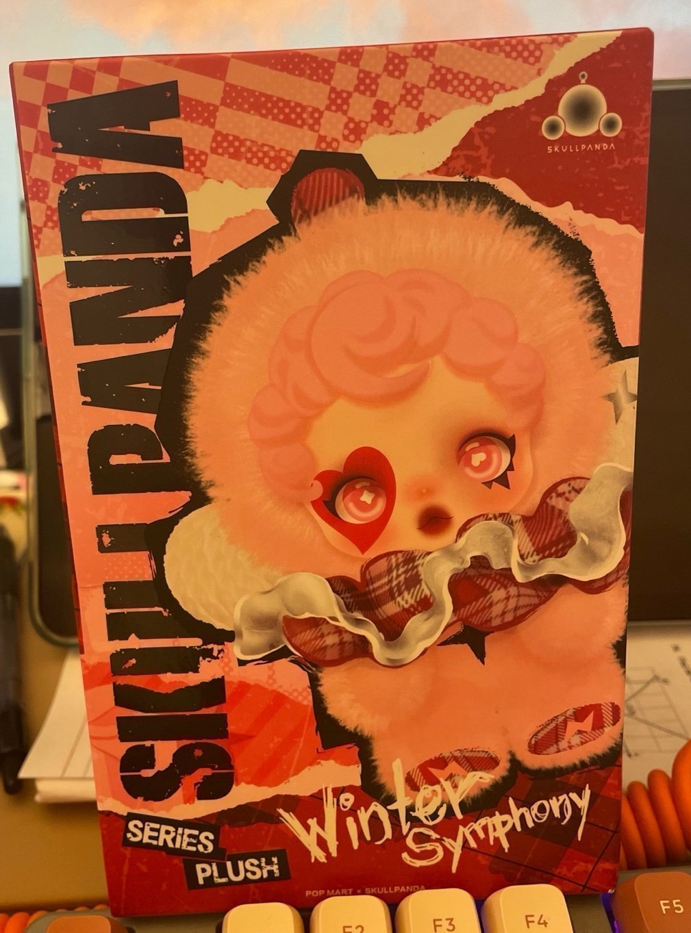 Skullpanda Winter Symphony Series Plush Pendant Secret