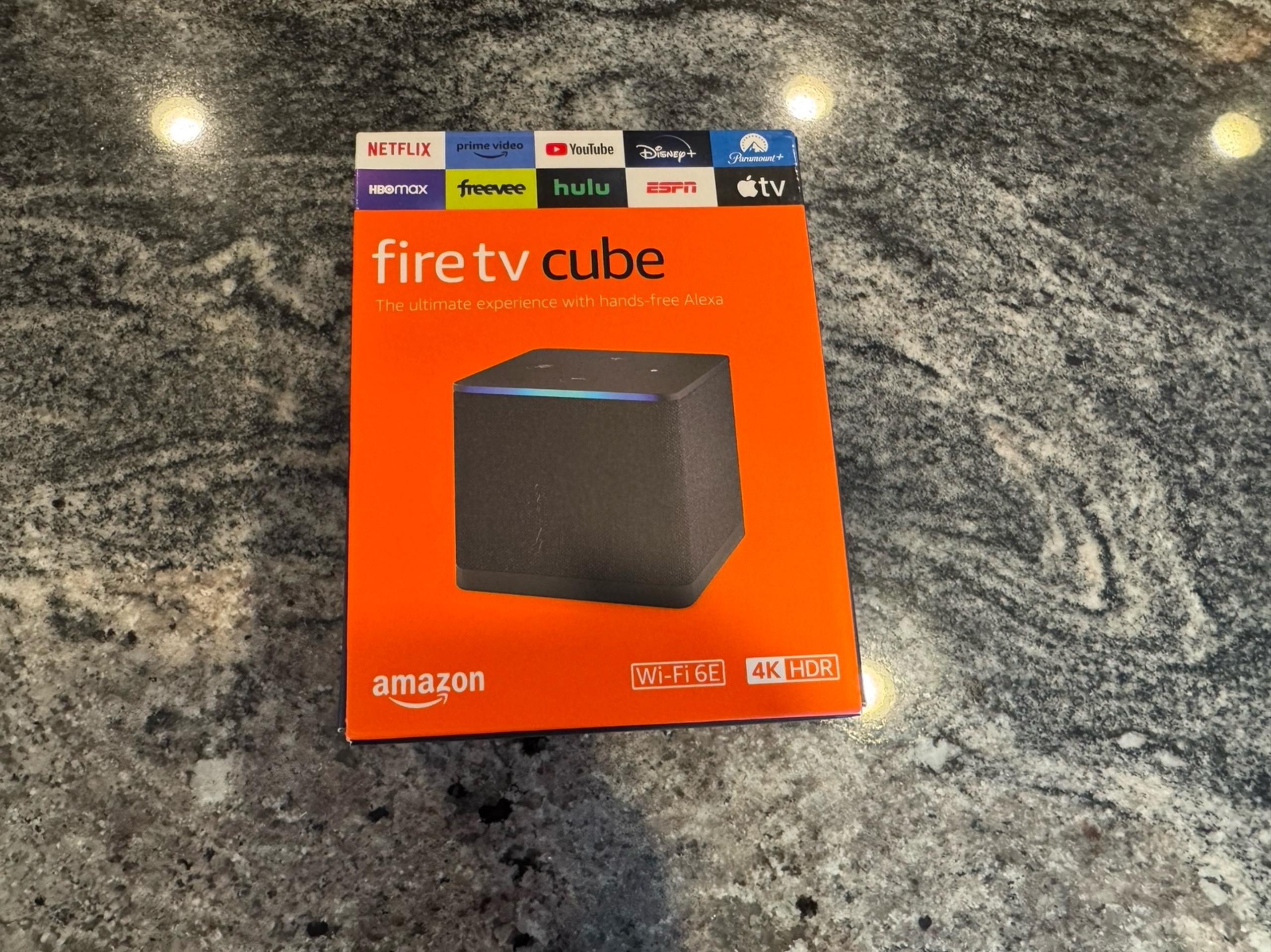 Fire TV Cube Amazon Wi-Fi 6E 4K HDR New