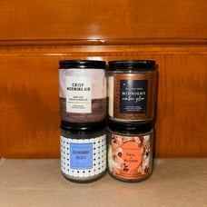 USED Bath & Body Works Single Wick Candle Bundle
