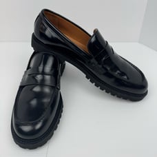 Thursday Everyday Loafers Women’s 13 Black Soft Patent Leather Lug Sole Slip On