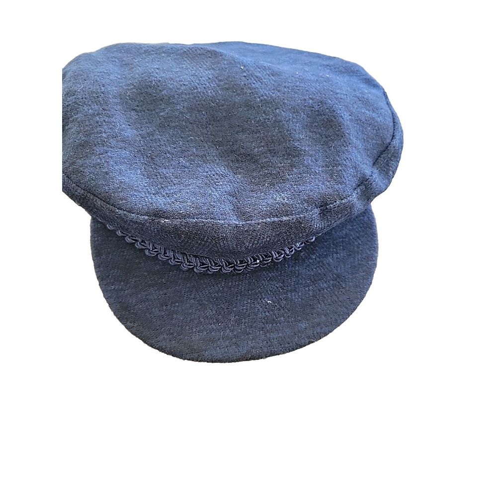 Lauren Ralph Lauren women Navy fisherman newsboy cabbie hat