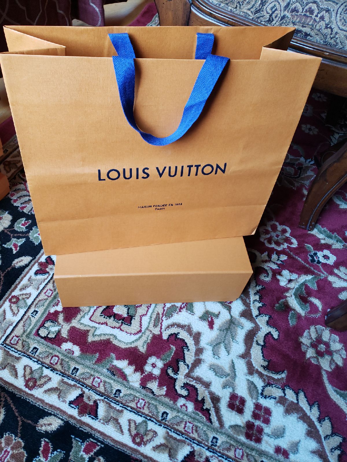 Box and paper bag