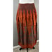 Lapis Womens 2 in 1 Orange Gray Strapless Elastic High Waist Dress Skirt One Sz